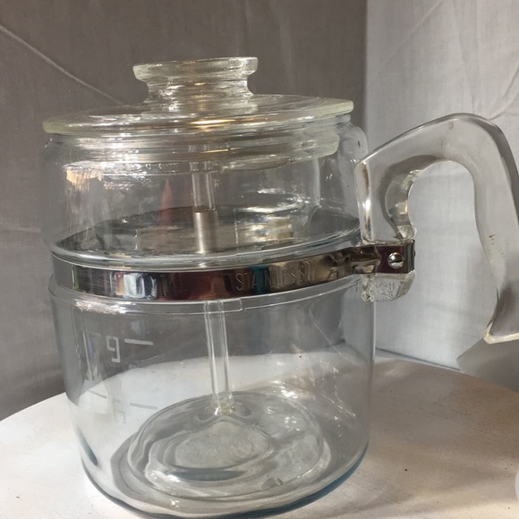 Pyrex Kitchen Vintage Pyrex Glass 9cup Stove Top Percolator Poshmark